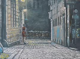 Nie opuszczaj mnie, 2012, OIl auf Leinwand, 30 x 40 cm